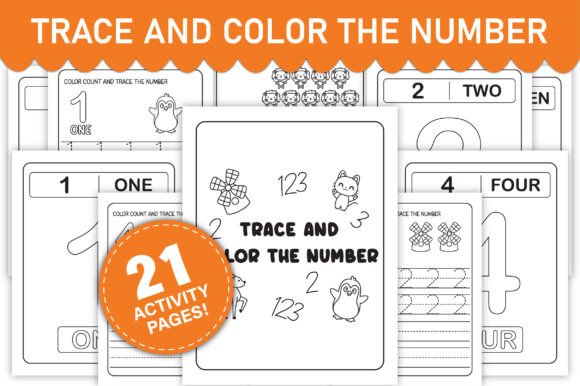 Download Kindergarten Numbers 1-10 Worksheet Book - Kindergarten numbers Collection