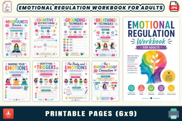 Download Emotional Regulation Workbook for Adults - Premium Resources