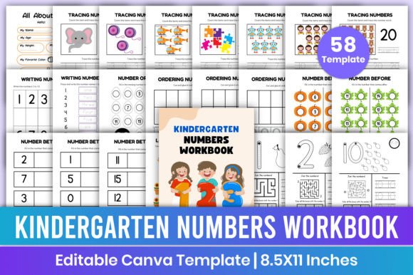 Download Kindergarten Numbers Workbook for Kids - Workbook Collection