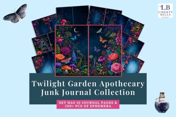 Download Twilight Garden Apothecary Junk Journal - Premium Resources